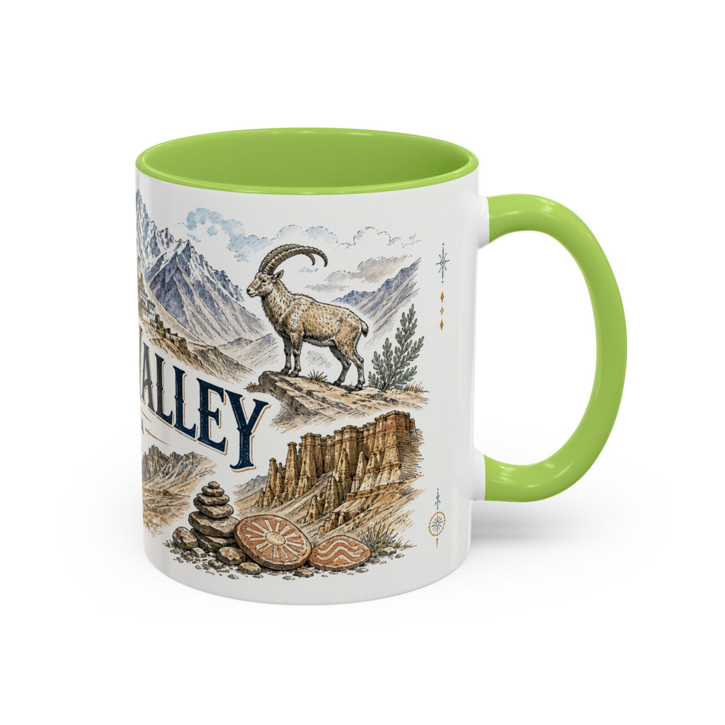 Spiti Valley Mug, India Travel Souvenir, Bucket List Gift, Accent Ceramic Coffee Mug 11oz 15oz