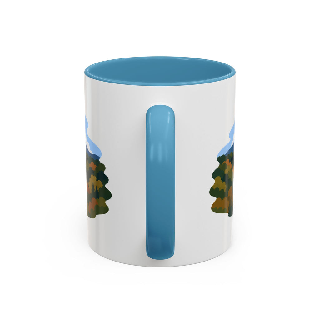 New River Gorge National Park and Preserve Coffee Mug | Solid Color Block Park Souvenir | 11oz 15oz Accent Mug