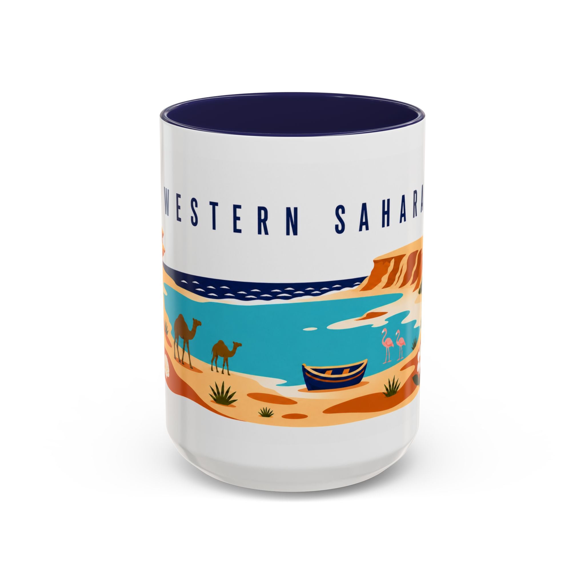 Western Sahara Coffee Mug | Travel Souvenir Accent Mug | Country Gift Ceramic Cup 11oz 15oz