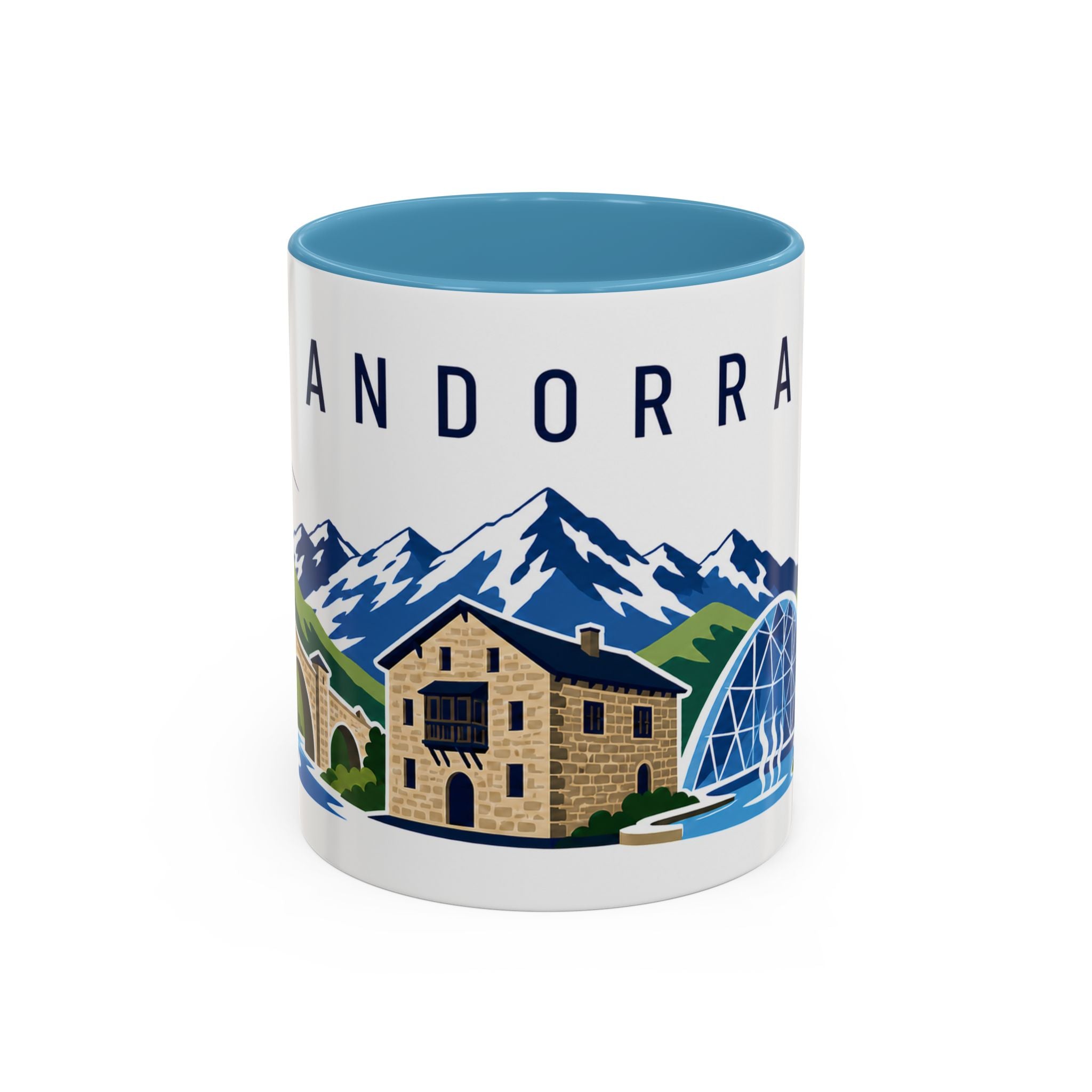 Andorra Coffee Mug | Travel Souvenir Accent Mug | Country Gift Ceramic Cup 11oz 15oz