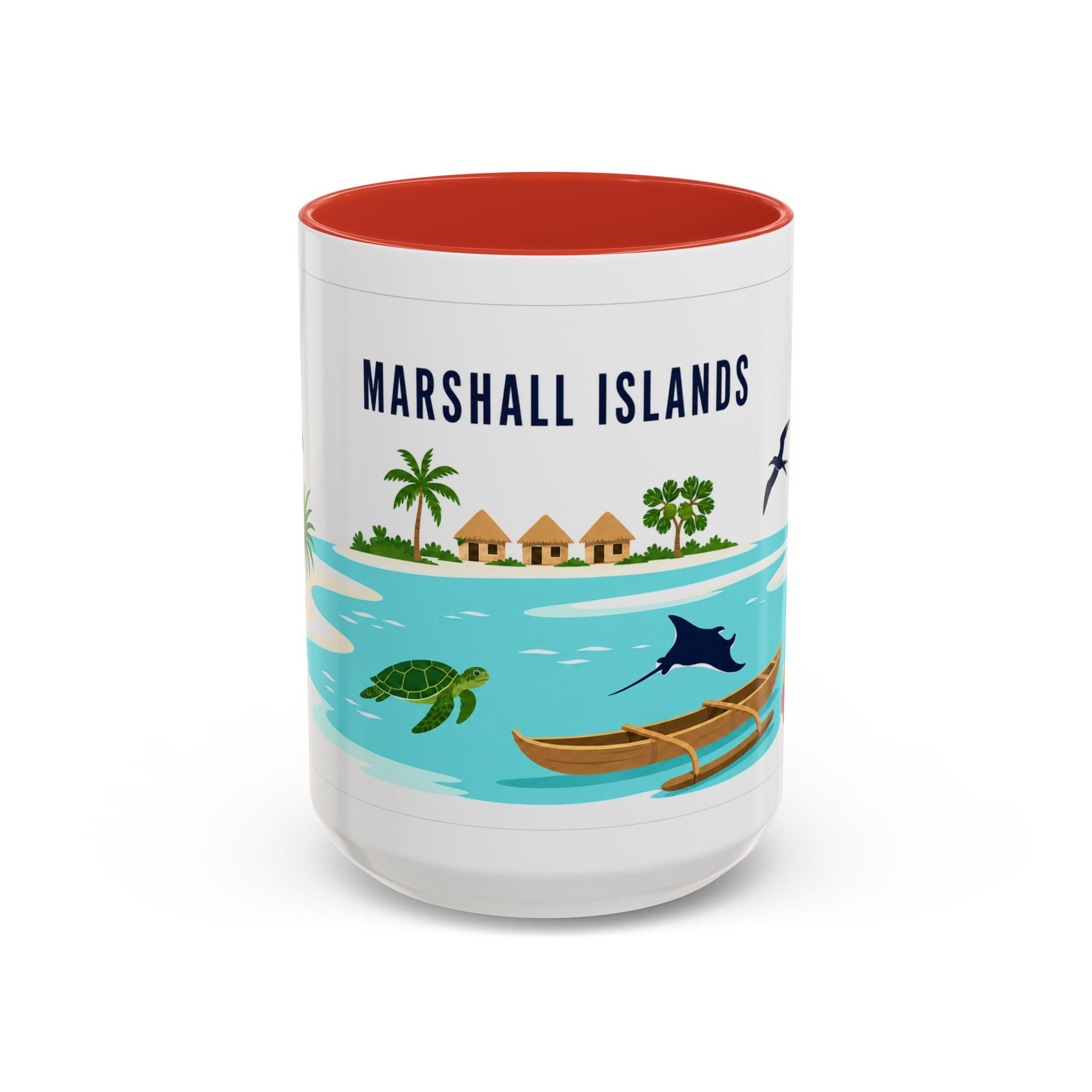 Marshall Islands Coffee Mug | Travel Souvenir Accent Mug | Country Gift Ceramic Cup 11oz 15oz