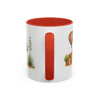 Albuquerque Illustrated Travel Mug | City Souvenir Accent Coffee Mug | 11oz 15oz Ceramic Cup