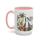 Indonesia Home Country Mug | Moving Away Gift | Long Distance Friendship | 11 oz 15 oz Accent Mug