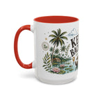 Kerala Backwaters Coffee Mug | Travel Destination Souvenir Gift | Accent Color Ceramic 11oz 15oz