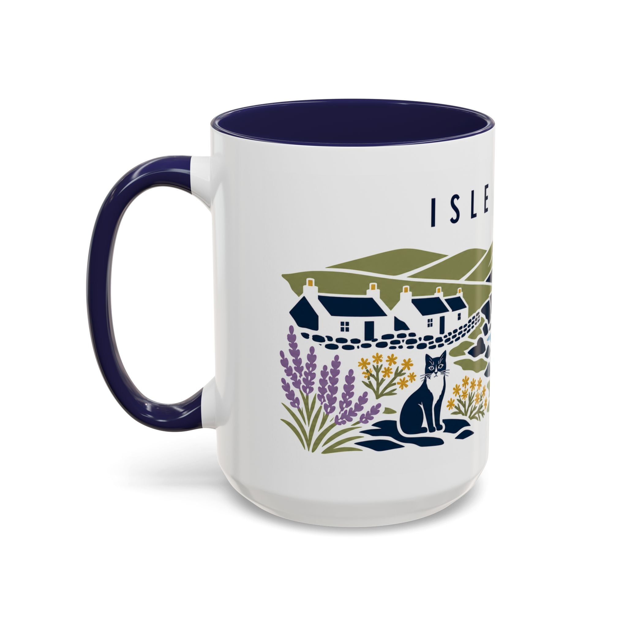 Isle of Man Coffee Mug | Travel Souvenir Accent Mug | Country Gift Ceramic Cup 11oz 15oz