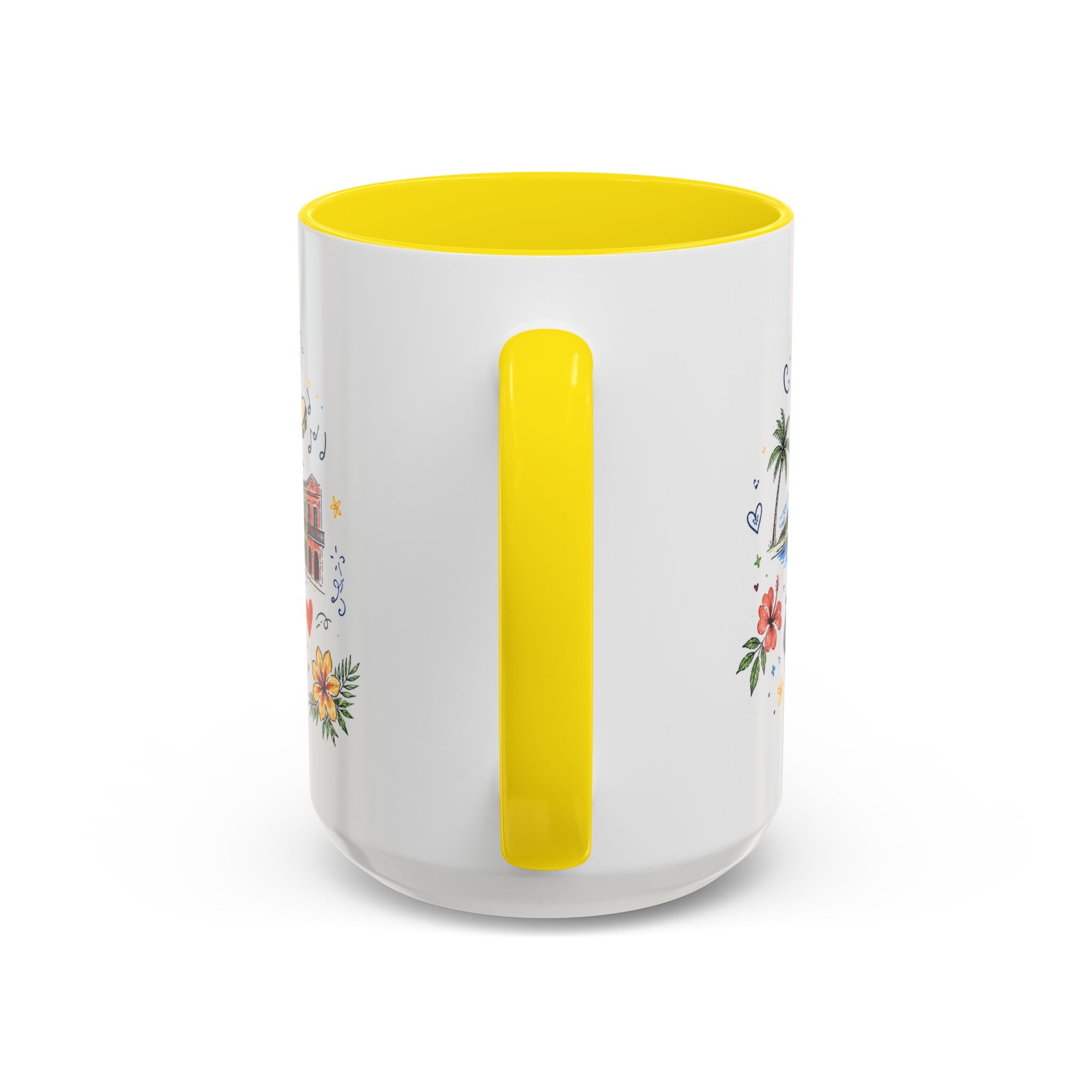 Rio de Janeiro Coffee Mug | Brazil Souvenir Travel Gift | Accent Color Ceramic 11oz 15oz