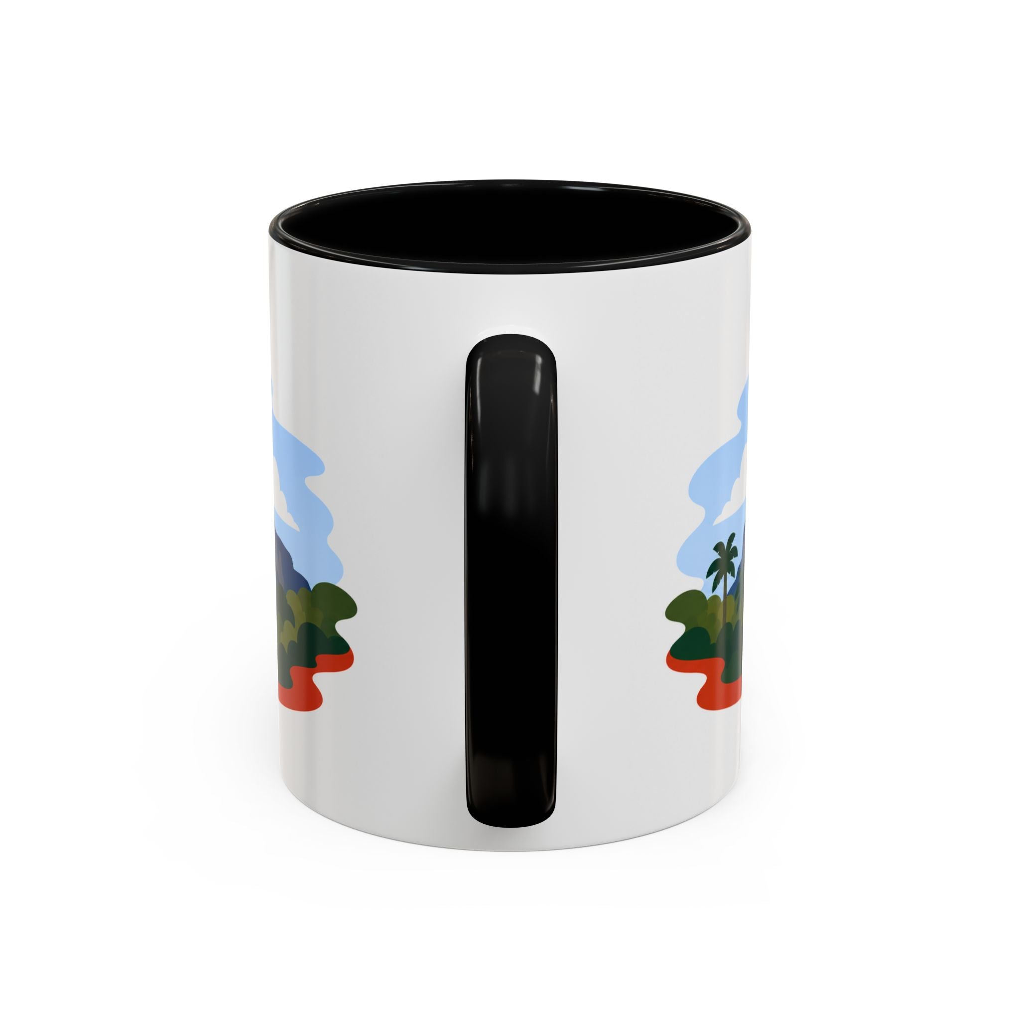 Angel Falls Coffee Mug | Travel Destination Souvenir Gift | Accent Color Ceramic 11oz 15oz