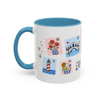 Venice Coffee Mug | Postage Stamp Collage Mug | Travel Souvenir Accent Cup 11oz 15oz