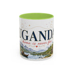 Uganda Home Country Mug | Moving Away Gift | Long Distance Friendship | 11 oz 15 oz Accent Mug