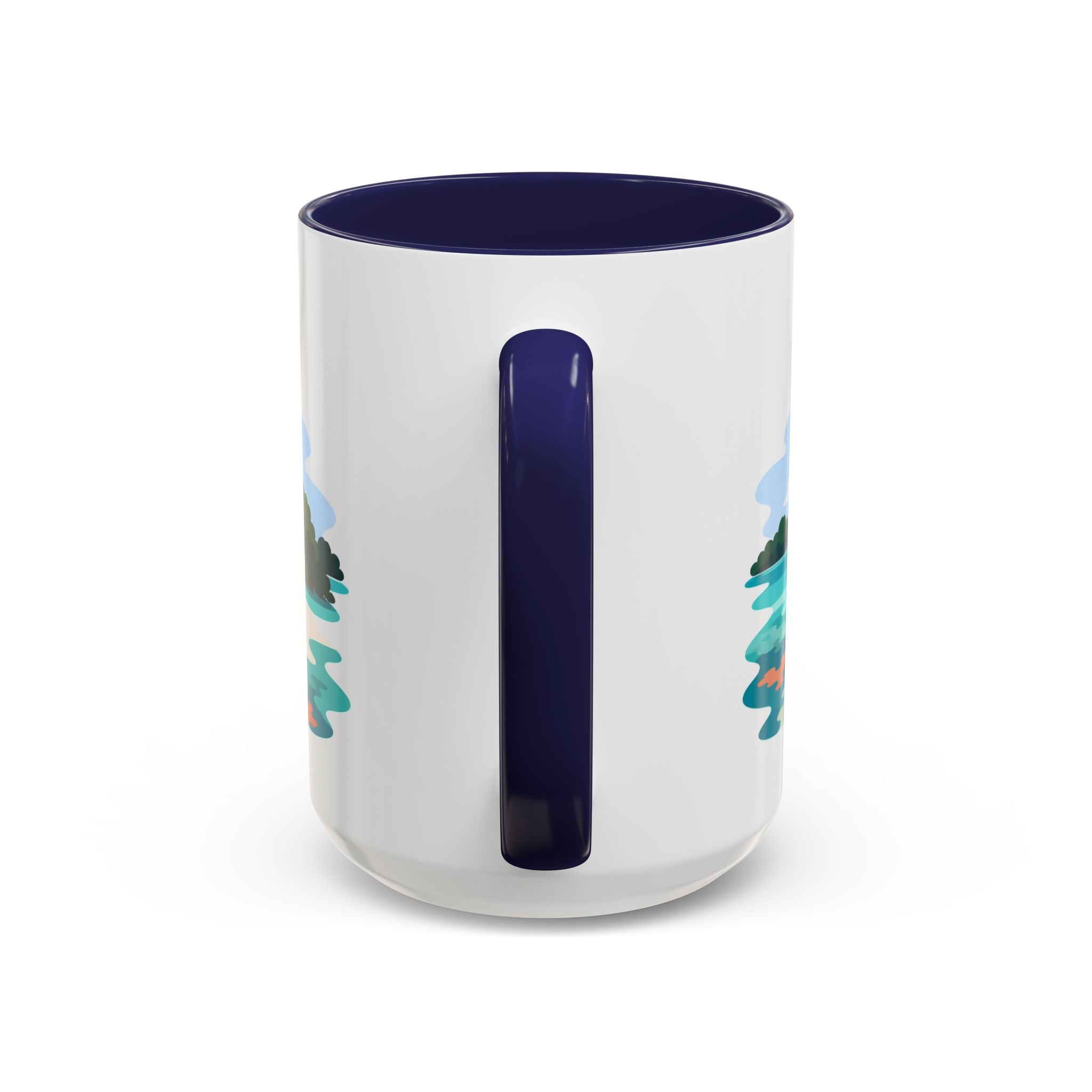 Biscayne National Park Coffee Mug | Solid Color Block Park Souvenir | 11oz 15oz Accent Mug