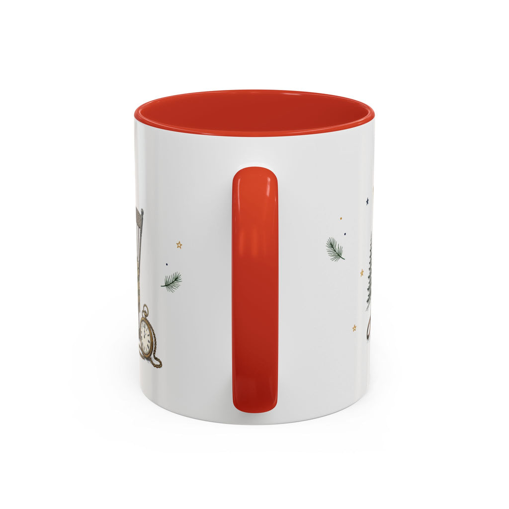 Grandpa's Stories Are The Best Coffee Mug | Gift From Grandkids | Accent Color Ceramic 11oz 15oz