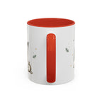 Grandpa's Stories Are The Best Coffee Mug | Gift From Grandkids | Accent Color Ceramic 11oz 15oz