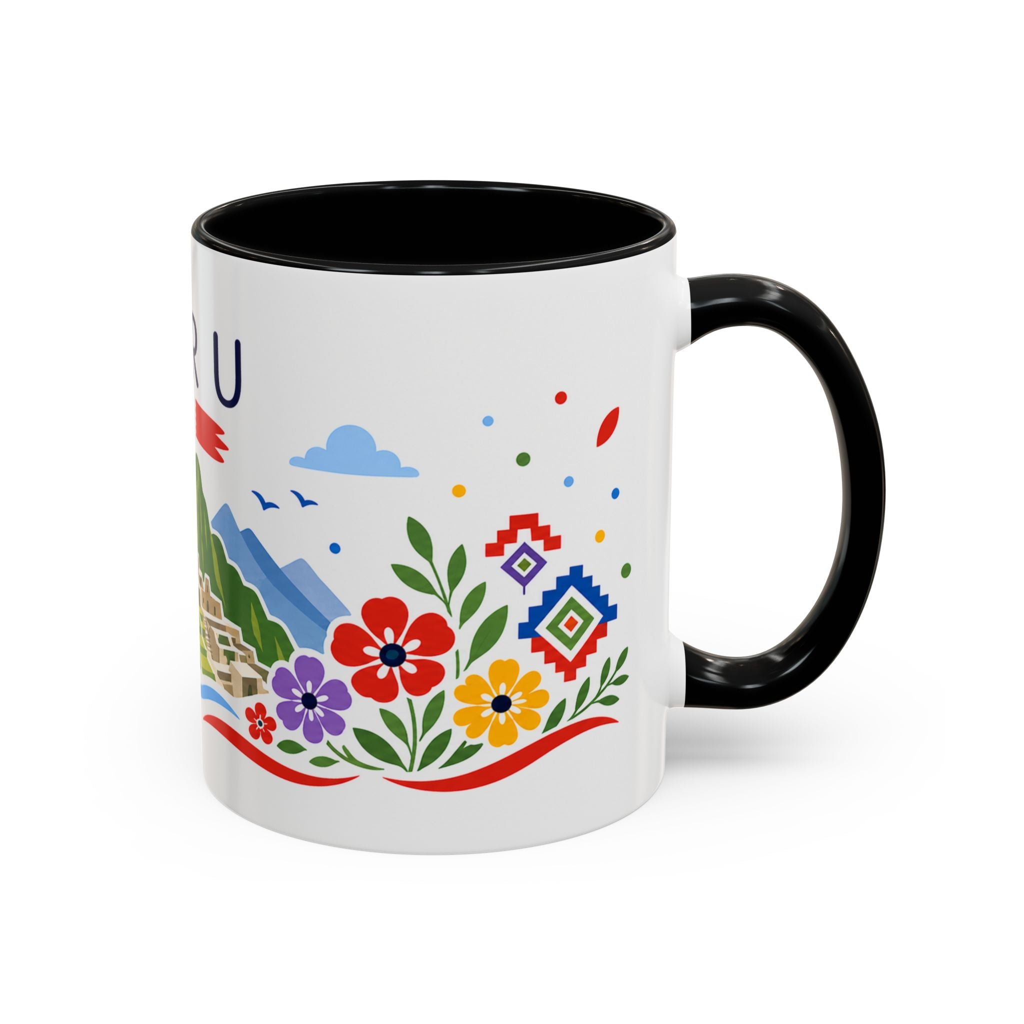 Peru Coffee Mug | Travel Souvenir Accent Mug | Country Gift Ceramic Cup 11oz 15oz