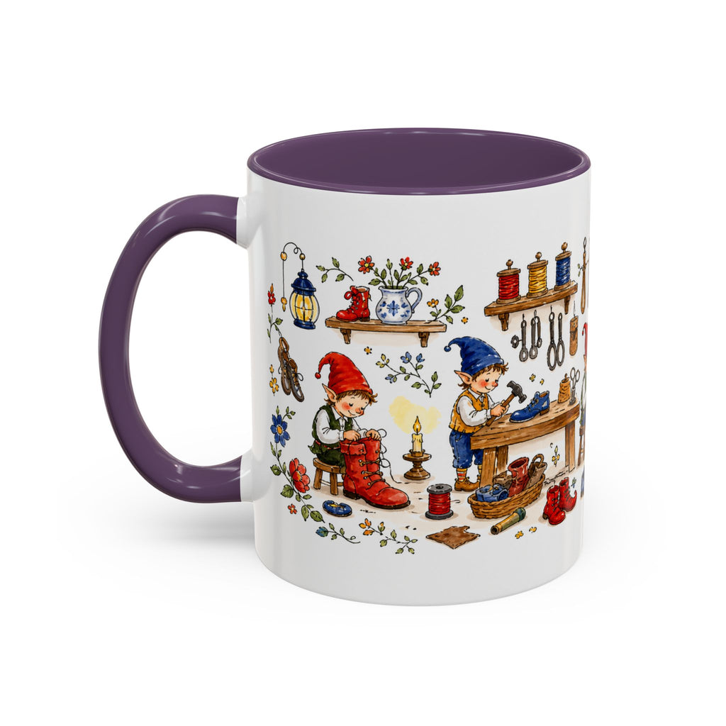 Elves and the Shoemaker Mug | Storybook Accent Coffee Mug | EveryLegend