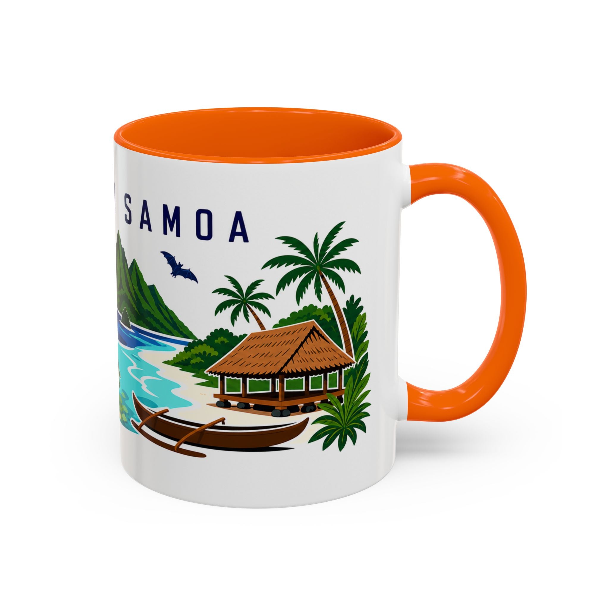 American Samoa Coffee Mug | Travel Souvenir Accent Mug | Country Gift Ceramic Cup 11oz 15oz