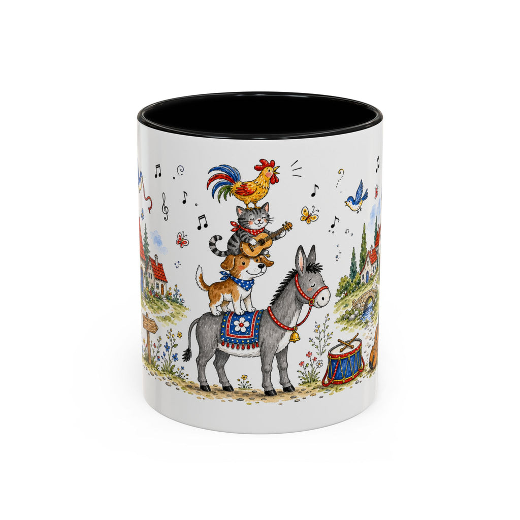Bremen Town Musicians Mug | Storybook Accent Coffee Mug | EveryLegend