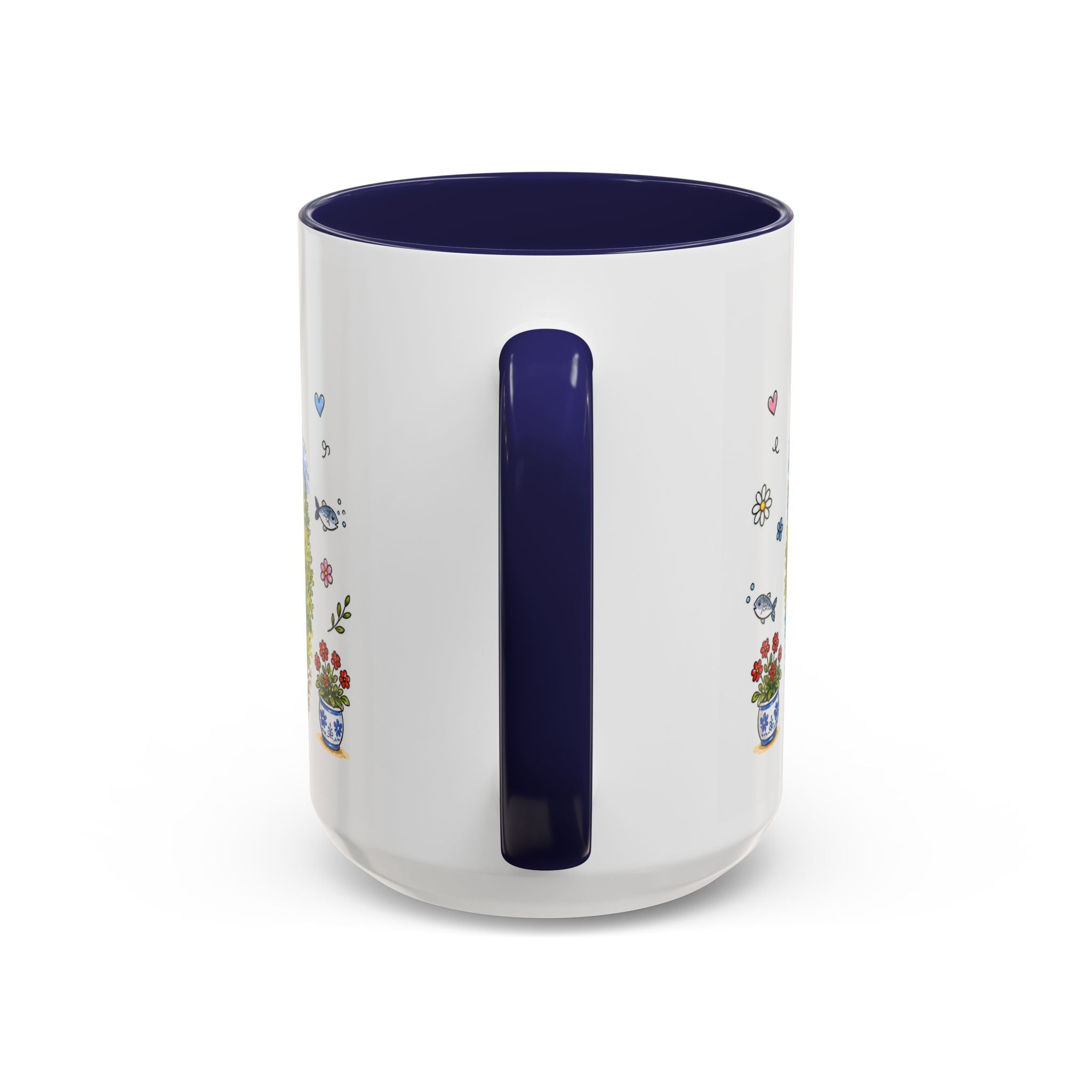 Reine Illustrated Travel Mug | Norway Souvenir Accent Coffee Mug | 11oz 15oz Ceramic Cup