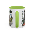 Easter Island Coffee Mug | Travel Destination Souvenir Gift | Accent Color Ceramic 11oz 15oz