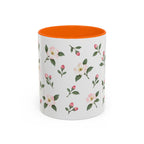 Michigan Apple Blossom Mug, State Flower Floral Coffee Cup, 11oz Botanical Gift