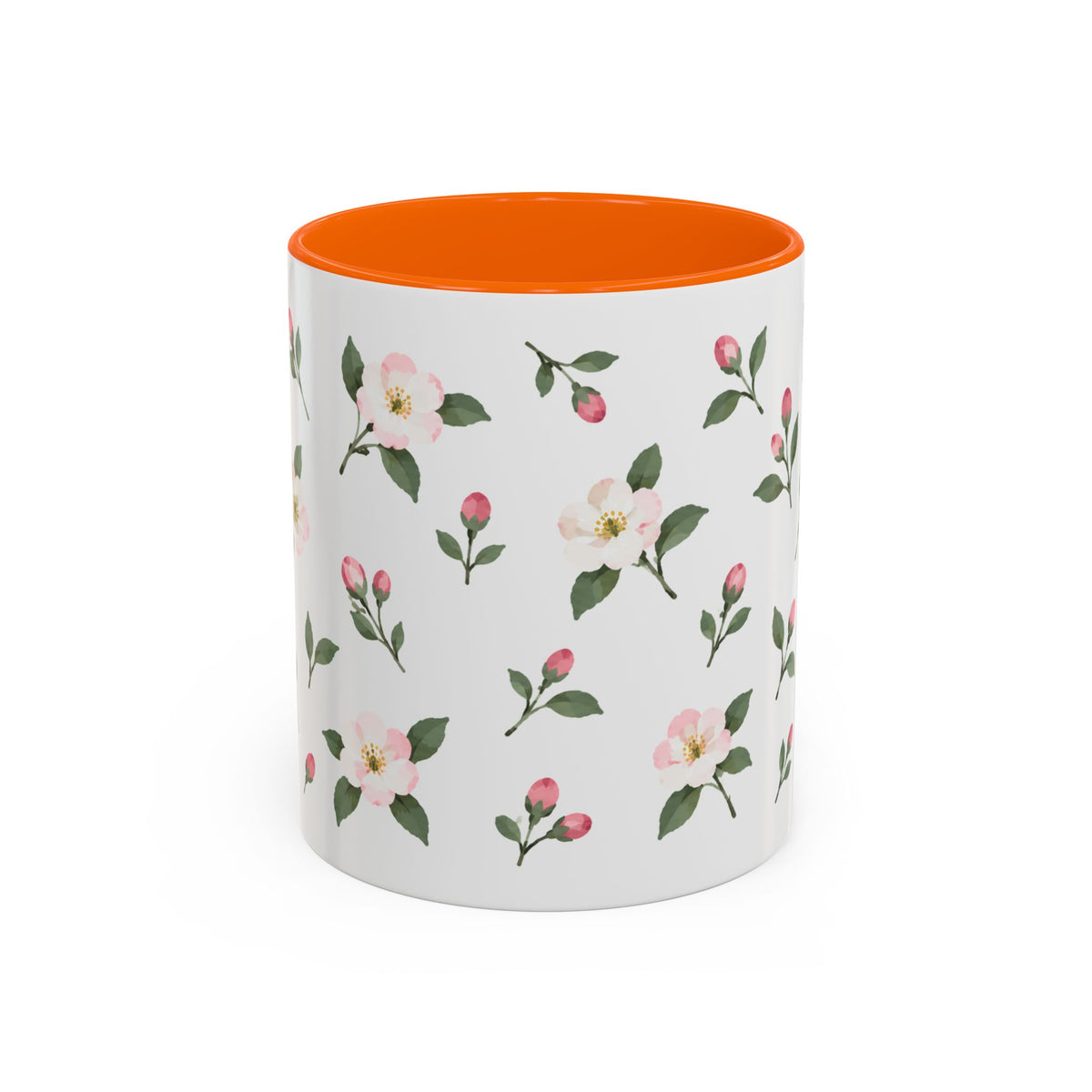 Michigan Apple Blossom Mug, State Flower Floral Coffee Cup, 11oz Botanical Gift