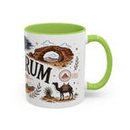 Wadi Rum Coffee Mug | Travel Destination Souvenir Gift | Accent Color Ceramic 11oz 15oz
