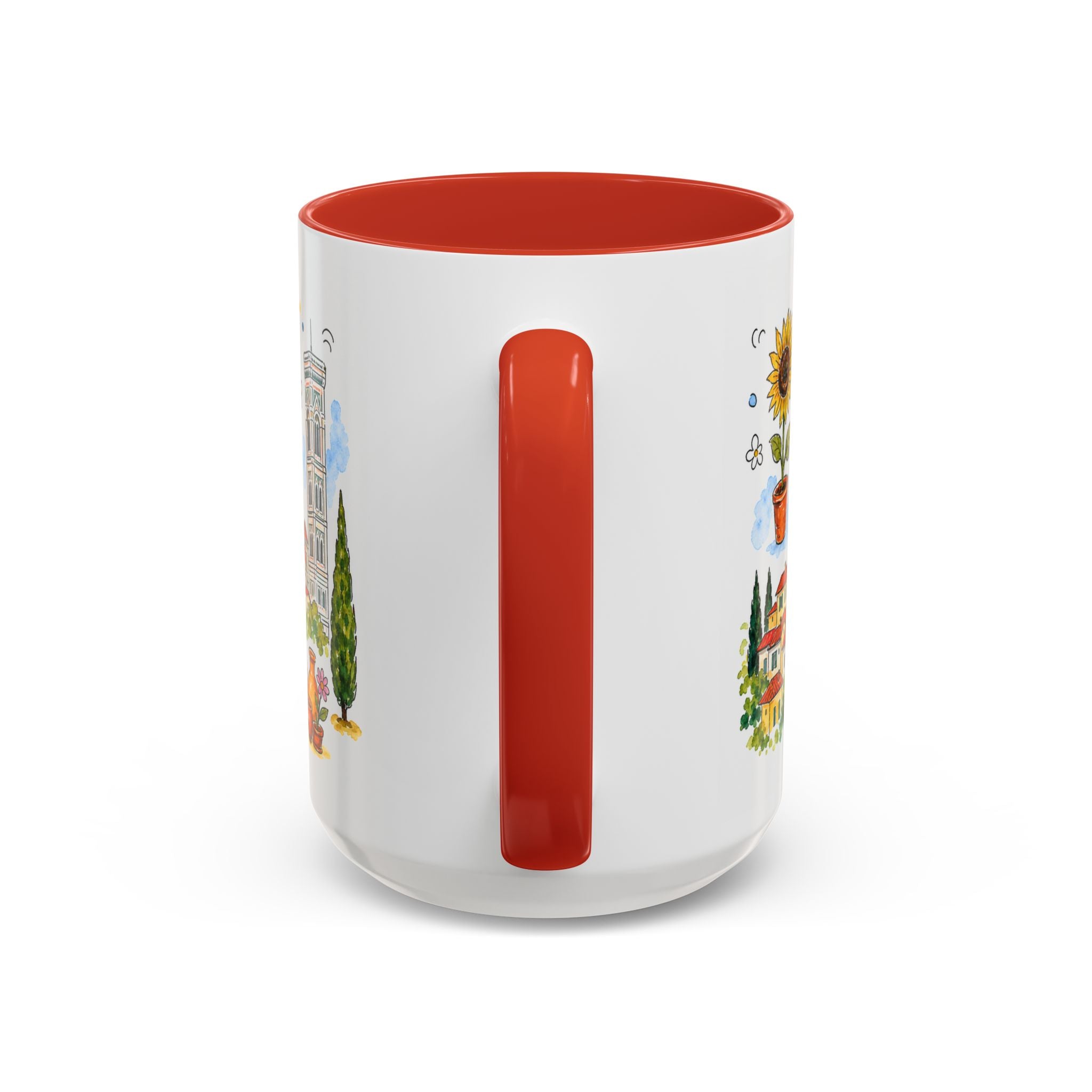 Florence Travel Mug | European City Souvenir Accent Coffee Mug | 11oz 15oz Ceramic Cup