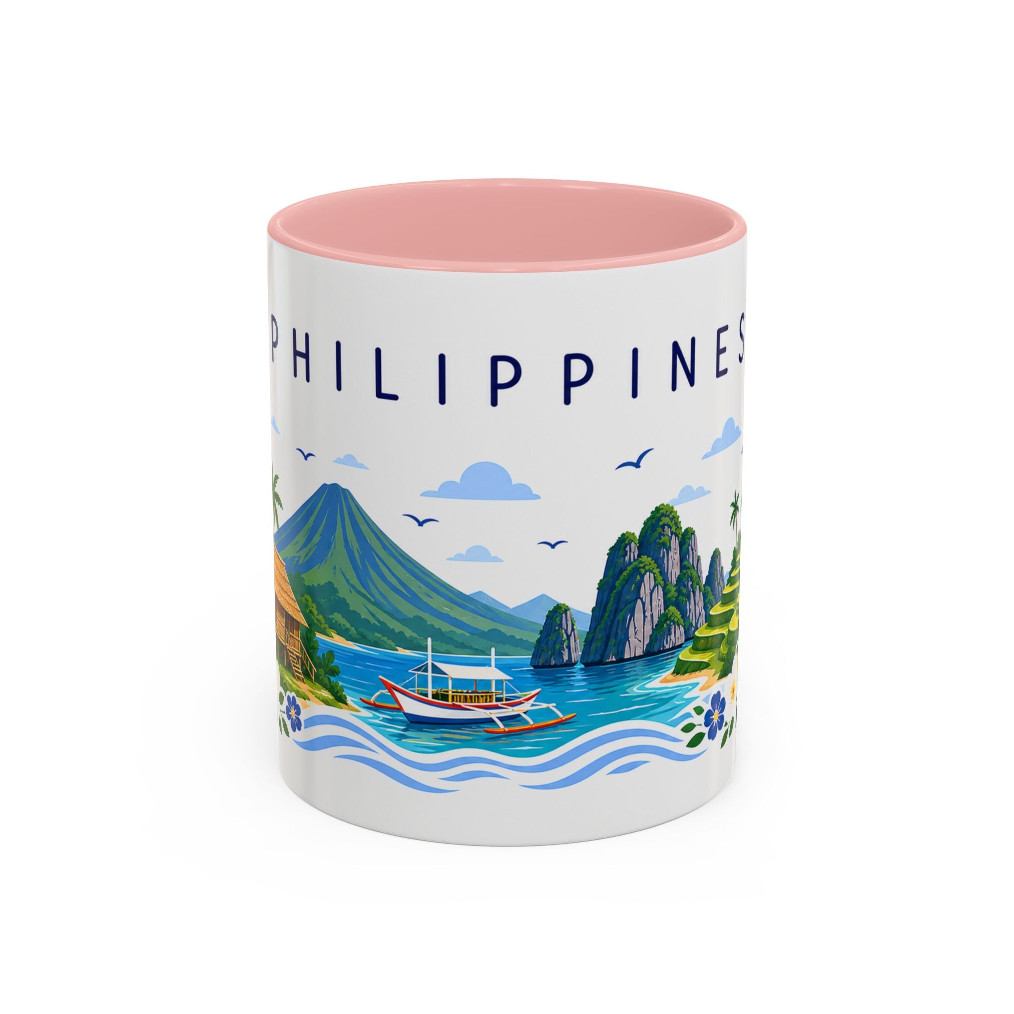 Philippines Coffee Mug | Travel Souvenir Accent Mug | Place Gift Ceramic Cup 11oz 15oz