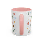 Dhaka Christmas Mug | Watercolor Travel Souvenir | Holiday Gift | Accent Ceramic Coffee Cup 11oz 15oz