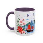 Hong Kong Coffee Mug | Travel Souvenir Accent Mug | Place Gift Ceramic Cup 11oz 15oz