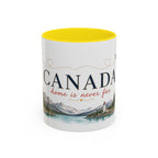 Canada Home Country Mug | Moving Away Gift | Long Distance Friendship | 11 oz 15 oz Accent Mug