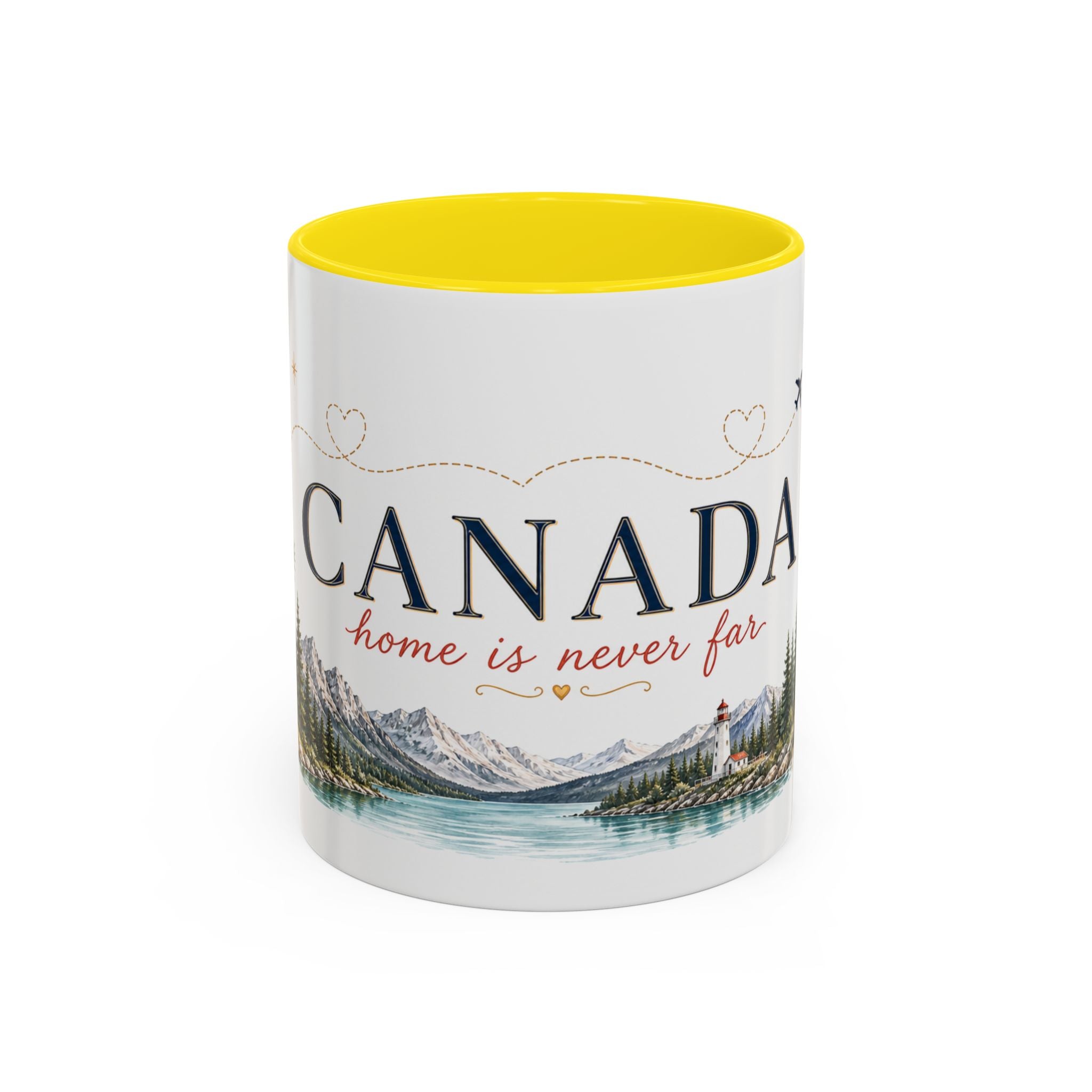 Canada Home Country Mug | Moving Away Gift | Long Distance Friendship | 11 oz 15 oz Accent Mug