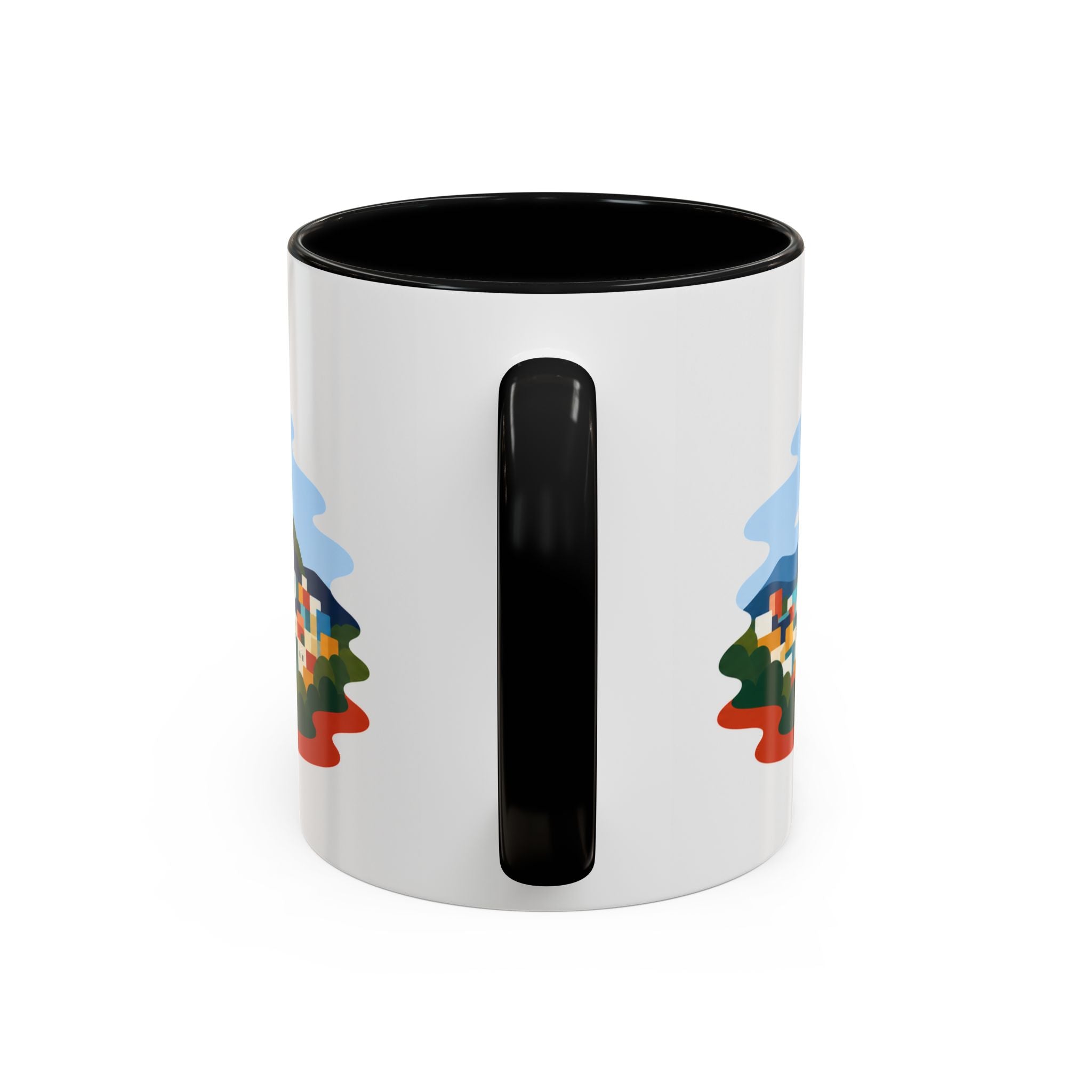 Rio de Janeiro Coffee Mug | Travel Destination Souvenir Gift | Accent Color Ceramic 11oz 15oz
