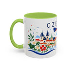 Czechia Coffee Mug | Travel Souvenir Accent Mug | Country Gift Ceramic Cup 11oz 15oz