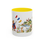 The Three Feathers Mug | Storybook Fairy Tale Accent Coffee Mug | EveryLegend