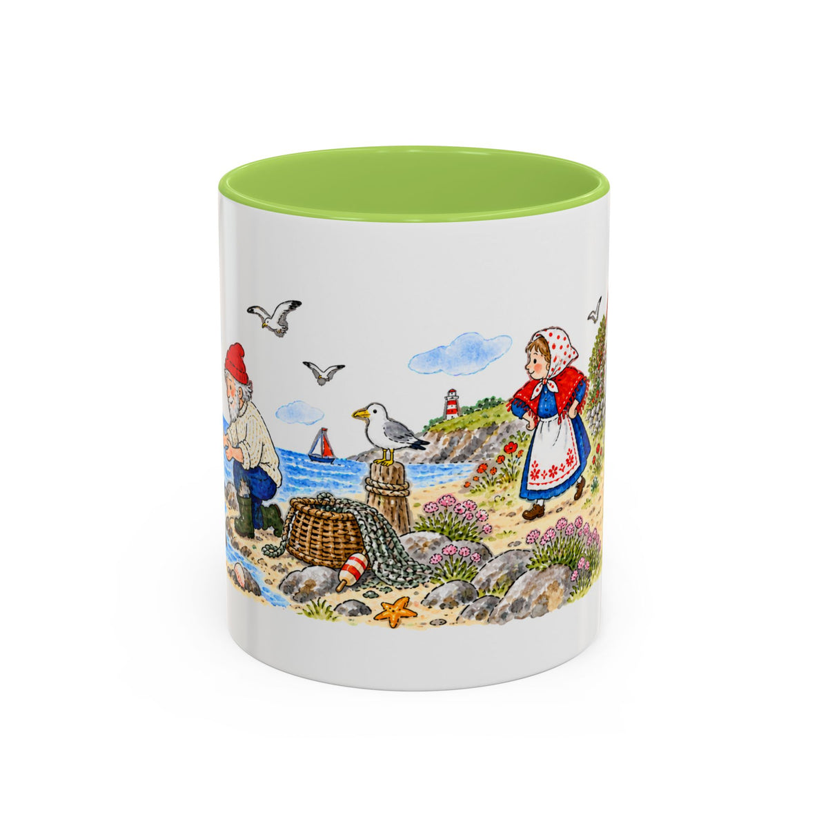 The Fisherman and His Wife Mug | Storybook Fairy Tale Accent Coffee Mug | EveryLegend