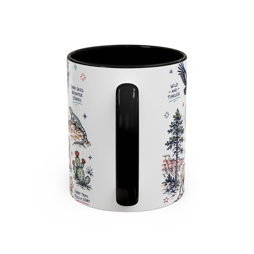 Grand Canyon National Park Coffee Mug | Hiking Camping Nature Gift | Accent Color Ceramic 11oz 15oz