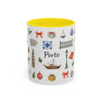 Porto Christmas Mug | Watercolor City Souvenir, Travel Gift (11oz/15oz)