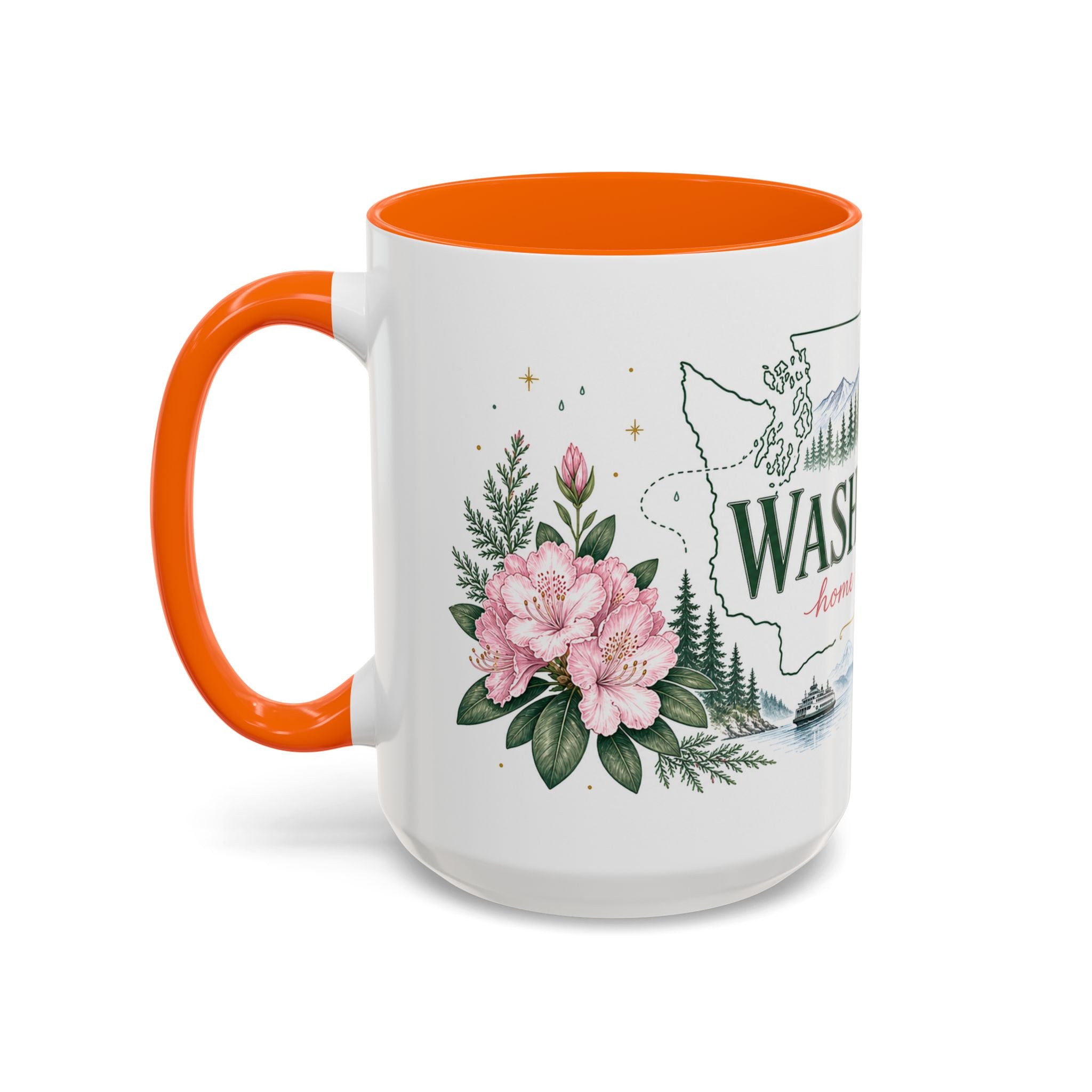 Washington State Map Mug | Moving Away, Homesick, Long Distance Friendship Gift