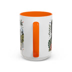 Easter Island Coffee Mug | Travel Destination Souvenir Gift | Accent Color Ceramic 11oz 15oz