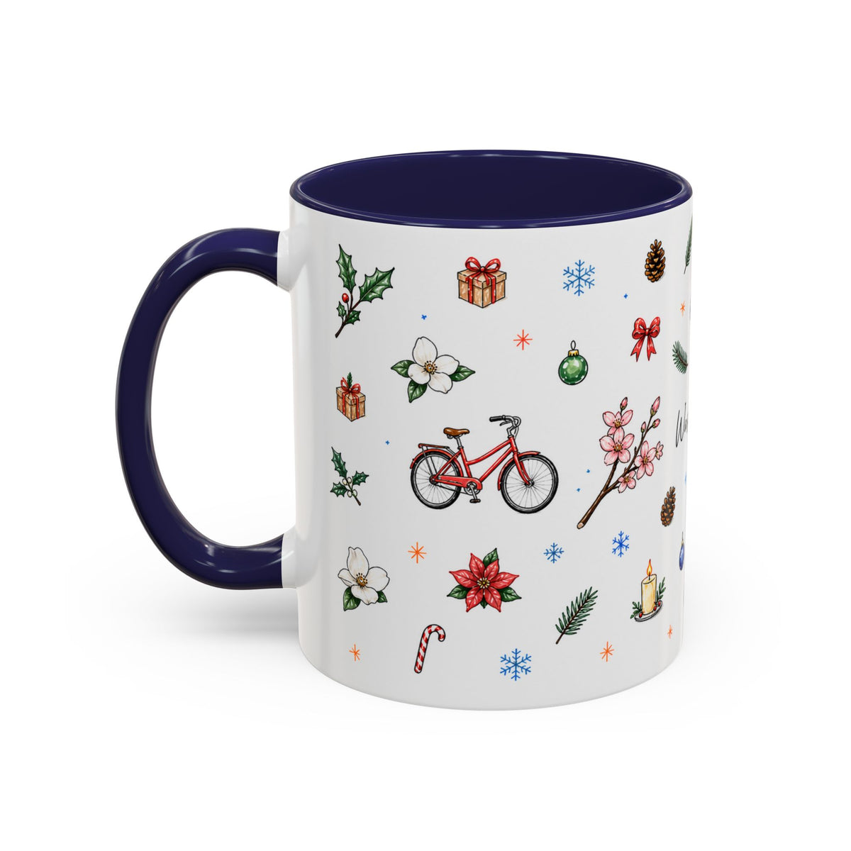 Washington DC Christmas Mug | Watercolor City Souvenir | Ceramic Coffee Cup 11oz 15oz