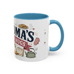 Grandma's Kitchen Hugs Coffee Mug | Gift From Grandkids | Accent Color Ceramic 11oz 15oz