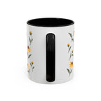 Maryland Black-eyed Susan Mug, State Flower Floral Coffee Cup, 11oz Botanical Gift