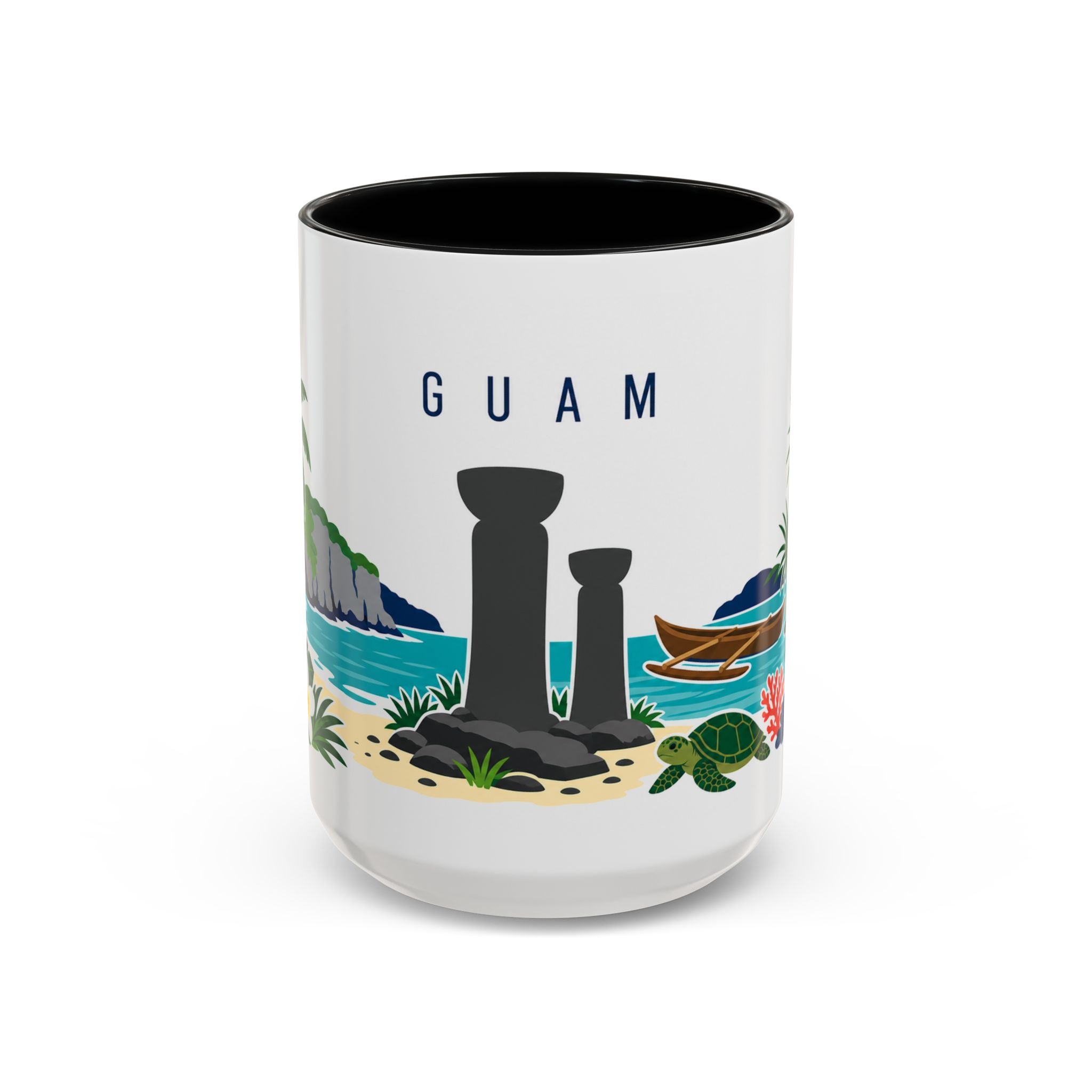 Guam Coffee Mug | Travel Souvenir Accent Mug | Country Gift Ceramic Cup 11oz 15oz