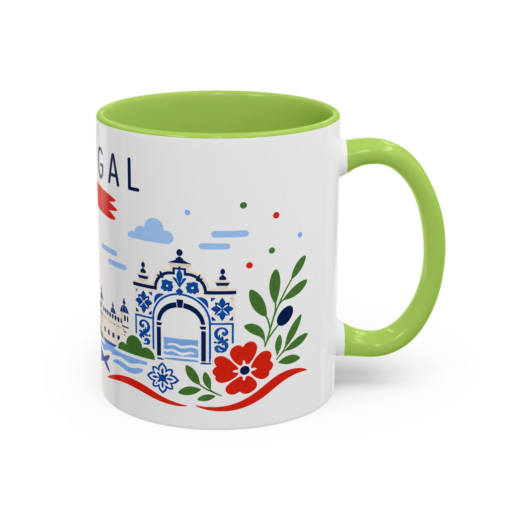 Portugal Coffee Mug | Travel Souvenir Accent Mug | Country Gift Ceramic Cup 11oz 15oz