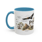 Pinnacles National Park Coffee Mug | California Rock Climbing Condor Gift | Accent Color Ceramic 11oz 15oz