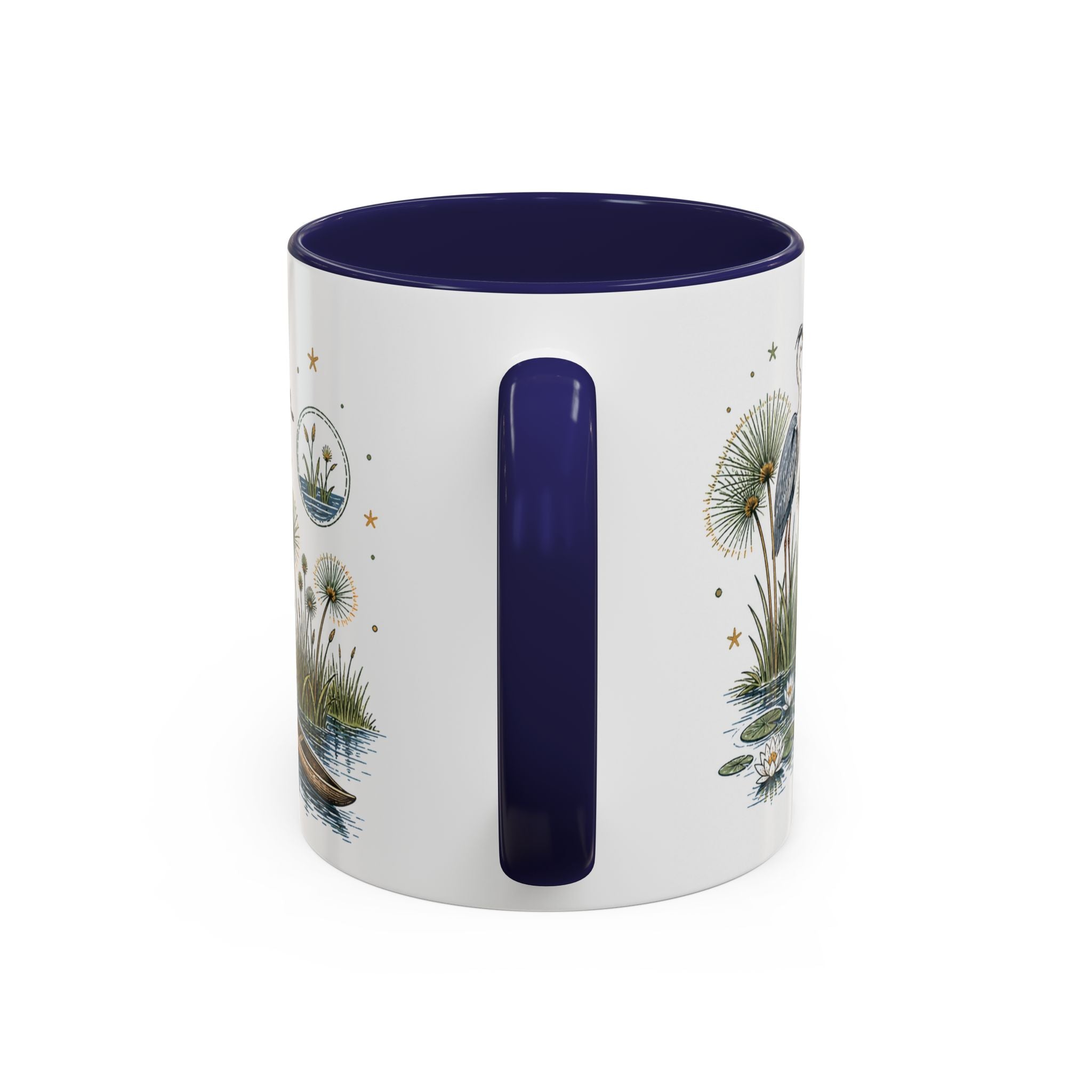 Okavango Delta Coffee Mug | Travel Destination Souvenir Gift | Accent Color Ceramic 11oz 15oz