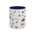 Denver Christmas Mug | Watercolor City Souvenir, Holiday Travel Gift (11oz/15oz)