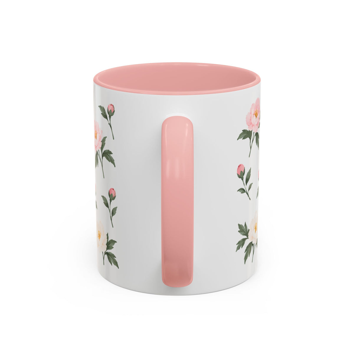 Indiana Peony Mug, State Flower Floral Coffee Cup, 11oz Botanical Gift