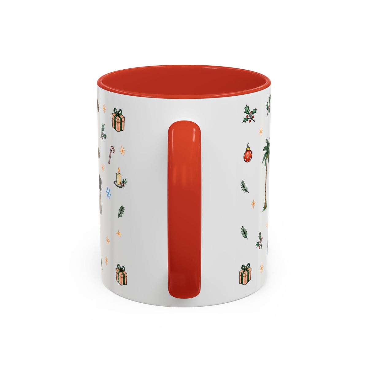 Los Angeles Christmas Mug | Watercolor City Souvenir | Ceramic Coffee Cup (11oz or 15oz)