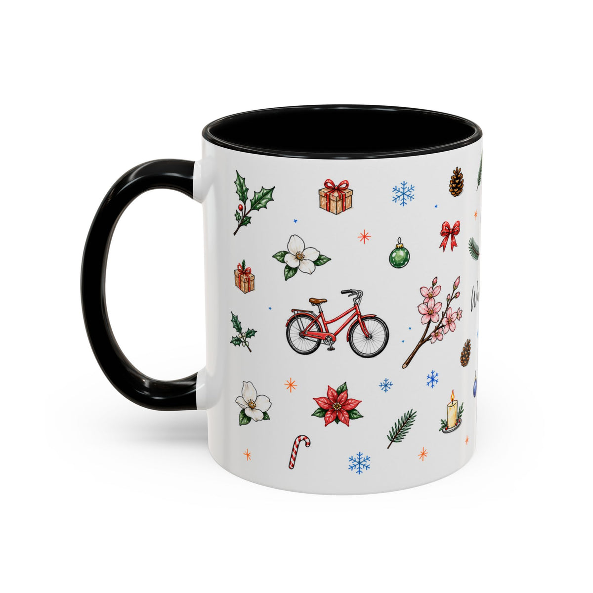 Washington DC Christmas Mug | Watercolor City Souvenir | Ceramic Coffee Cup 11oz 15oz